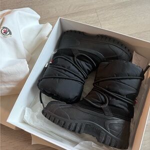 Moncler Black Kids Snow Boots